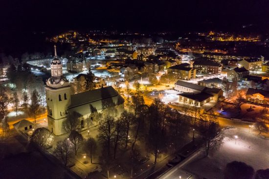 Drönarfotografering över Orsa